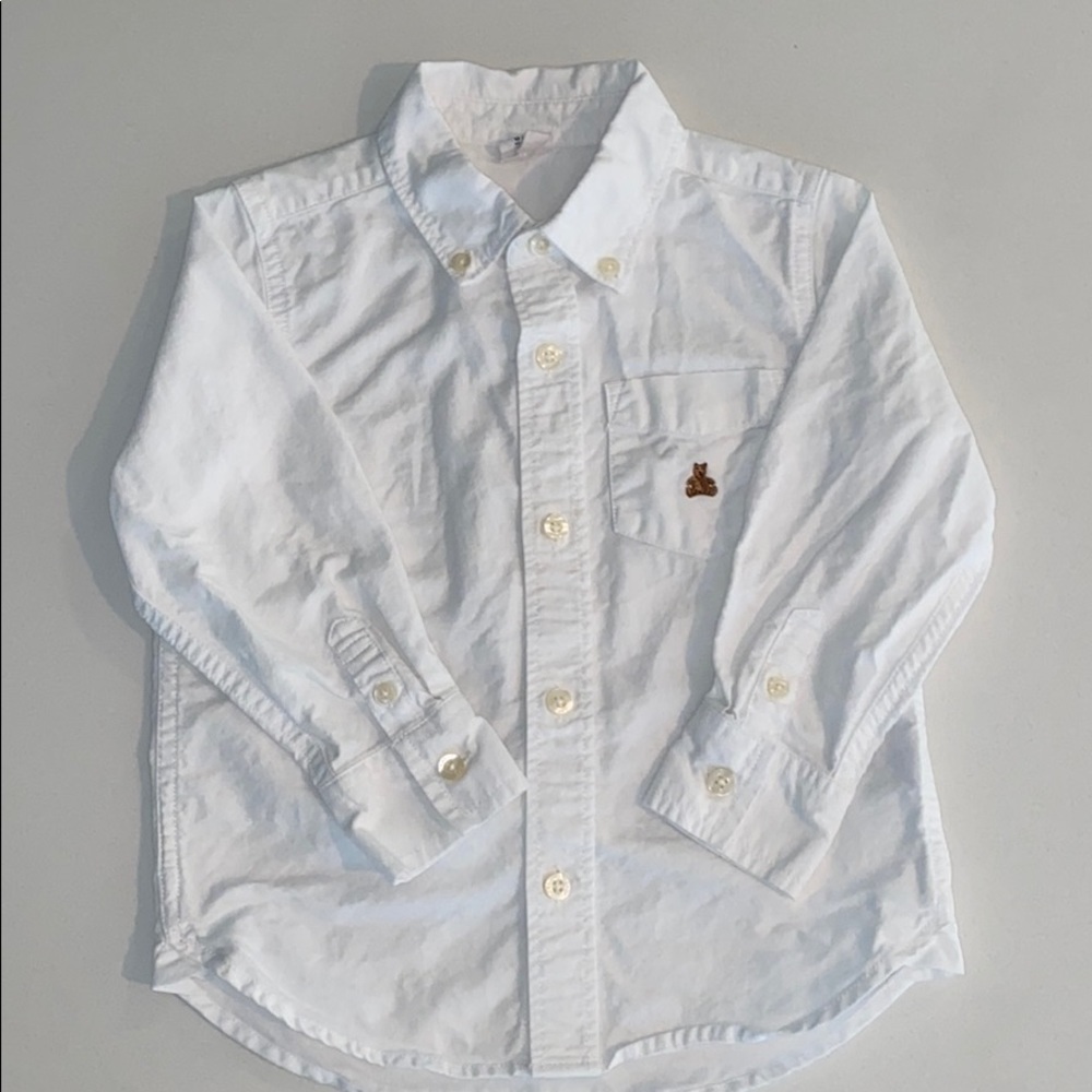 Gap Kids White Collared Button Down - Picture 2 of 5